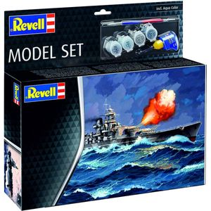 1:1200 Revell 65181 Battleship Gneisenau - Model Set Plastic Modelbouwpakket