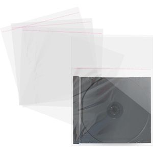 MediaRange | Plastic Hoesjes voor CD - Jewelcases | 10.4mm | 100 Stuks