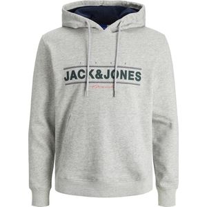 Jack & Jones - Heren Hoodies Jorfriday Sweat Hood - Grijs - Maat M