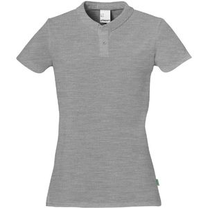 Uhlsport - Damen Essential Polo Shirt - Donkergrijs Melange - T-shirt