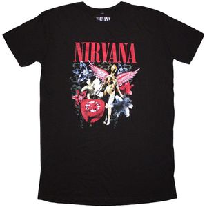 Nirvana - In Utero Vintage Collage - T-shirt Jurk