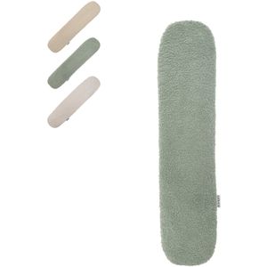 Ølav North – Warmtekussen met Teddy Hug hoes - Incl. Geschenkverpakking - Pittenzak magnetron & vriezer - Lang Pittenkussen 65 x 15 cm - Forrest Green - Cadeau voor haar, vrouw, vriendin