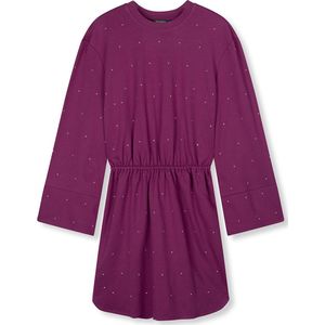 Refined Department - Sweat Dress met studs Cheri - Purple - maat S