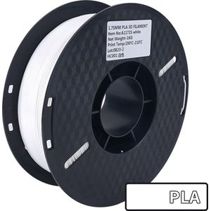 3D Printmateriaal Filamenten Wit PLA 1KG