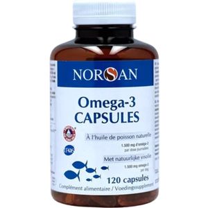 Norsan - Omega-3 Capsules - Vetzurenpreparaat - 1500 mg per dagelijkse dosis