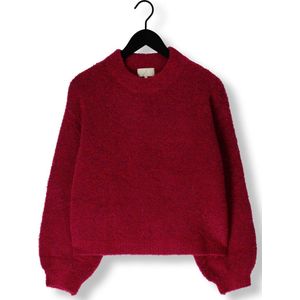 Notre-V Nv-clarice Boucle Knit Blouse Truien & vesten Dames - Sweater - Hoodie - Vest- Fuchsia - Maat XS