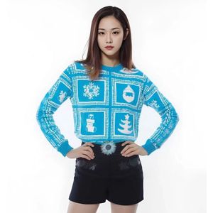 Kersttrui - Christmas Trui (Maat S) - Kriebelt niet - Kerstcadeau - Volwassenen Kersttrui - Kersttrui Dames en Heren - Foute Kersttrui -Trui - Trui Volwassen - Trui Heren - Cadeau - Maat S - Kleur Blauw