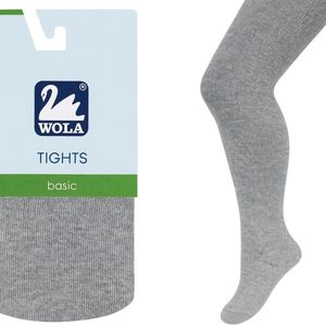 Wola – Kinderpanty Meisjes – 60 DEN – Katoen – Grijs – Maat 104 / 110 cm (1 stuks)