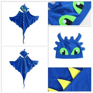 Halloween - Dinosaur Cape Kleding - Mantel Cap en masker - Halloween Grappige Cartoon Dress up - Dinosaurus Cape masker - Cosplay voor jongens meisjes – Unisex - 3-8 jaar – cadeau