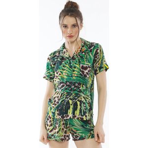 Vienetta groene viscose shortama S