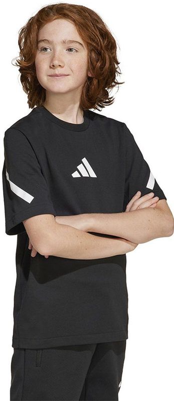 Adidas - Z.n.e - T-shirt - Zwart - 53% Katoen, 47% Polyester (Gerecycled)