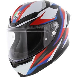 AGV K6 S Timewarp helm mat zwart rood blauw M - Motor / Scooter
