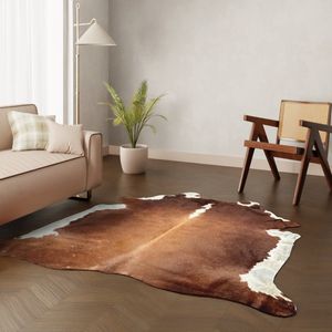 Koeienhuid - XL - Vloerkleed - Roodbruin - Natuurproduct - 2,20x2,00 meter