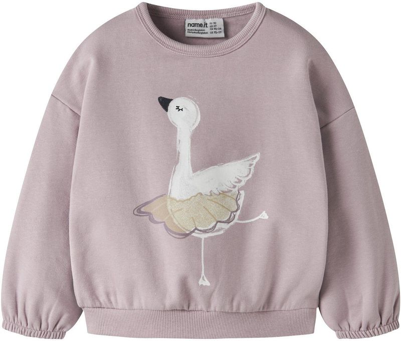 NAME IT - NMFSWANA LS SWEAT BRU - Meisjes - Sweaters