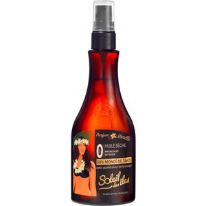 Soleil des îles Intense Tanning Droge Olie 150 ml (Geur : Vanille)