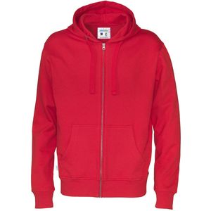 Cottover HOODIE FULL ZIP MAN - GOTS GECERTIFICEERD 141010 - Rood - 3XL