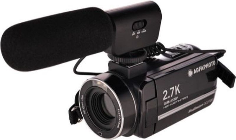 AGFA PHOTO - Realimove CC2700 - Digitale Camcorder - Zwart - 2.7K Video