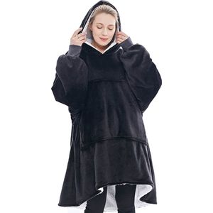 blanket sweatshirt - hoodie - dekensweatshirt Winter deken - Fleece dekentje - Hoodie Blanket -warm en gezellig, draagbaar, lang sweatshirt