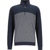 BOSS - Tracksuit Half Zip - Heren Lounge Trui - Donkerblauw