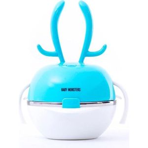 Baby Monsters Eetset Deer Aluminium/siliconen Blauw 5-delig