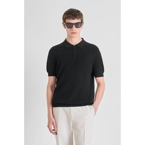 Antony Morato Poloshirt Stuttgart Mmsw01521 Ya100071 9000 Black Mannen Maat - L