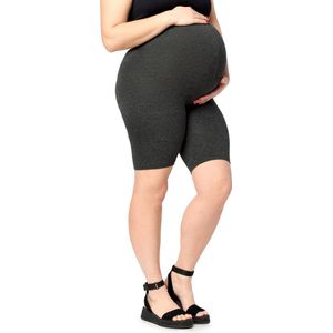 Merry Style Dames Grote Maten Leggings - Zwangerschapskleding - Kurze - Katoen - MS-MS10-465-LE - Donkergrijs - 6XL