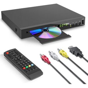 DVD Speler met HDMI - Blu Ray Spelers - Externe DVVD Speler - Zwart