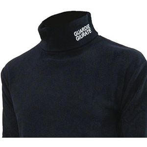 Rolkraagpullover van microfleece met hoge kraag in wit