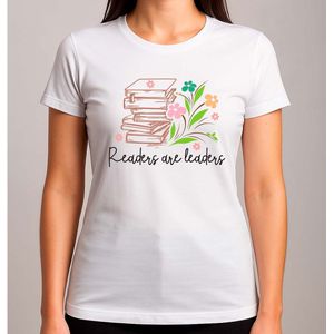 Reader are Leaders - T Shirt - BookLover - Cute - Funny - Bookworm - Books - Boekenliefhebber - Boekenwurm - Leestijd - IkLees