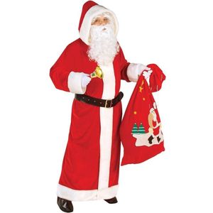 Widmann - Kerst & Oud & Nieuw Kostuum - Santa Claus Kerstmanjas XL Kostuum - Rood - XL - Kerst - Verkleedkleding