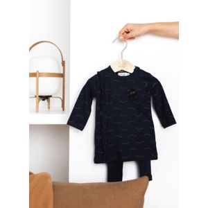 Dirkje - Babysuit - Navy - Katoen - Met Ruffle