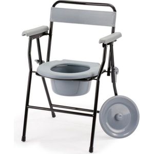 Inklapbare toiletstoel / Opvouwbare postoel. Compact en lichtgewicht WC stoel inklapbaar / opvouwbaar
