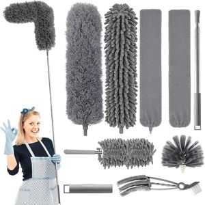 Plumeau uitschuifbaar - Professionele Plumeau Uitschuifbaar - Ragebol - Met Telescoopsteel - Uitschuifsteel - Afstoffer -