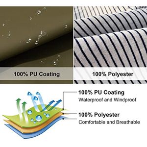 Kinderregenjas met capuchon voor kinderen - waterdicht en winddicht