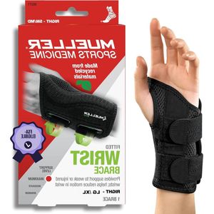 Polsbandage zwart rechts L-XL voor Mueller Green Line