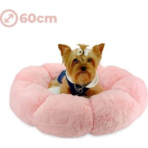 Max4You Hondenmand - Kattenmand - Hondenbed - Hondenkussen - Kattenbed - Dierenmand - Antislip - Wasbaar - 60cm - Roze
