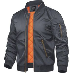 Heren Tussenjas Bomberjack met Ritszakken - Basic Vrijetijdsjack