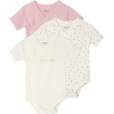 Rompertjes - Set van 3 - Korte Mouwen - 100% Biologisch Katoen