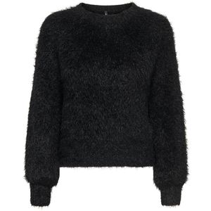 ONLY - ONLLULU LS RIB SHORT O-NECK CC KNT - Dames - Gebreide Pullover