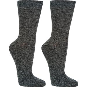 Kantoor sokken | Wollen werksokken | Kleur: Antraciet | Diverse maten | 6 paar