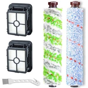 Stofzuiger zuigmonden - Accessoirefilter voor Bissell Crosswave 3-in-1, 2 borstelrollen, 2 filters en 1 borstel voor Bissell 1866 1785 2052 1713 2225 stofzuiger