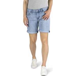 Mustang Dames Short Broeken Bermuda regular/straight Fit Blauw W 30 Volwassenen Korte Jeans Broek