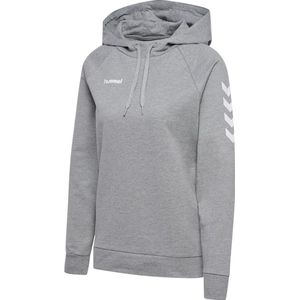 Hummel - HMLGO COTTON HOODIE WOMAN - Hoodie - Geen Kleur - 80% Katoen, 20% Polyester