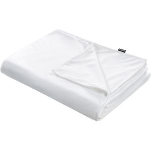 BELIANI RHEA - Verzwaringsdeken hoes - Wit - 120 x 180 cm - Polyester