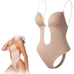 Onzichtbare shapers dames vormende body shapewear - rugvrij open kruis bodysuit - vrouwen plongen backless body shaper beha - shapewear ondergoed bodysuit voor party nacht - content nodig