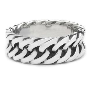 SILK Jewellery - Zilveren Ring - Linked - 145.18 - Maat 18,0