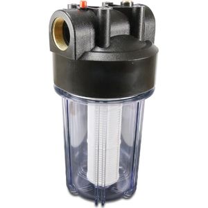 Profec Waterfilter Cartridgefilter 10"" kunststof 1 1/2"" binnendraad 8 bar 60micron voor grondwater pomp