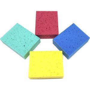 Martini Bad- en Douche Spons XL - Voordeelset 2 Stuks - Assorti Kleur!! - Afmeting: 15 cm x 12 cm x 5 cm.