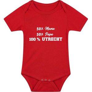 100 % Utrecht Babyromper - 030 - utrechtenaar - geboorte - baby - cadeau - rompertje