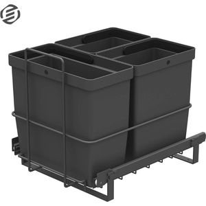 Equivera Statiegeld Containter - Afvalscheiding - Recycle Afvalbak - Lege Flessen - Nieuw Model 2024 - Statietas